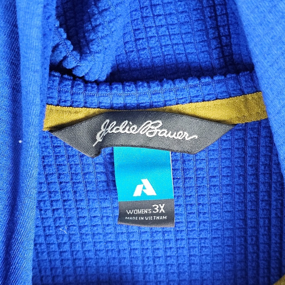 Eddie Bauer First Ascent Hoodie Womens 3X Fleece Lined Long Sleeve Full Zip 5359 - Picture 6 of 9